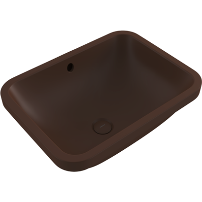 Bocchi Scala 55 cm Tezgahaltı Lavabo Mat Kahve