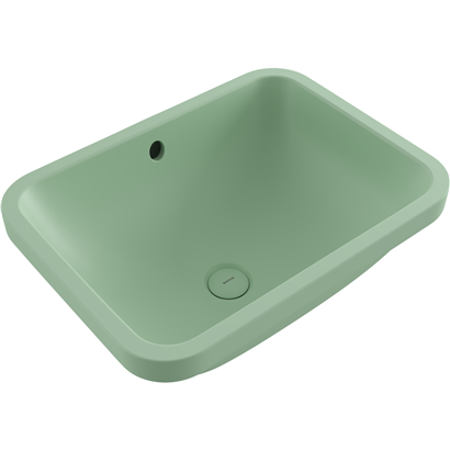 Bocchi Scala 55 cm Tezgahaltı Lavabo Mat Mint Yeşil