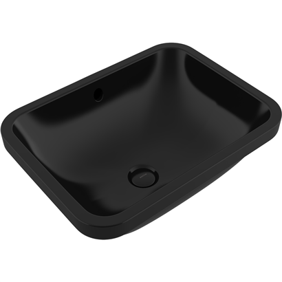 Bocchi Scala 55 cm Tezgahaltı Lavabo Parlak Siyah
