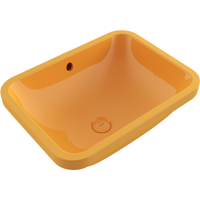 Bocchi Scala 55 cm Tezgahaltı Lavabo Parlak Mandalina Sarısı