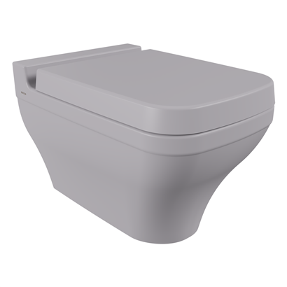 Bocchi Scala Asma Klozet Mat Gri (Klozet Kapağı Hariçtir) 
