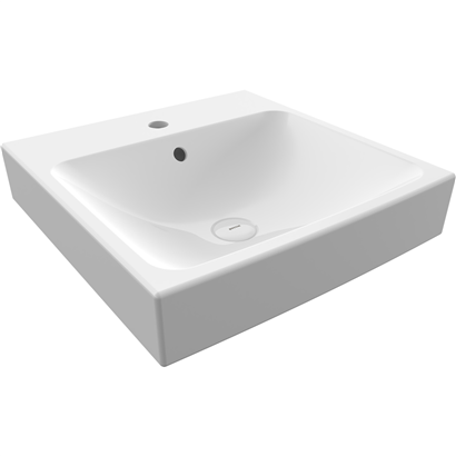 Bocchi Scala Tezgah Üstü Lavabo 48 cm Parlak Beyaz