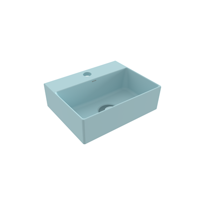 Bocchi Slim Lİne Dikdörtgen Lavabo 30x24 cm Mat Buz Mavisi
