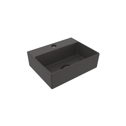Bocchi Slim Line Dikdörtgen Lavabo 30x24 cm Mat Antrasit