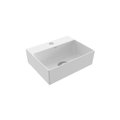Bocchi Slim Line Dikdörtgen Lavabo 30x24 cm Parlak Beyaz