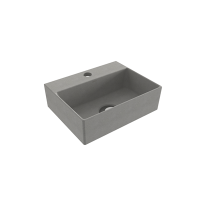 Bocchi Slim Line Dikdörtgen Lavabo 30x24 cm Mat Beton