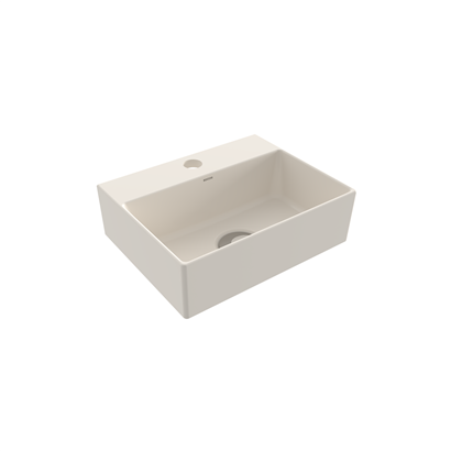 Bocchi Slim Lİne Dikdörtgen Lavabo 30x24 cm Parlak Bisküvi
