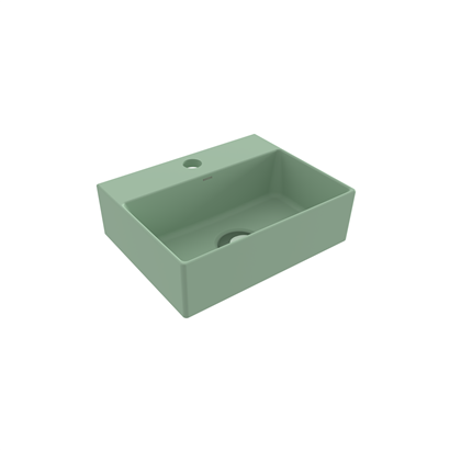 Bocchi Slim Lİne Dikdörtgen Lavabo 30x24 cm Mat Mint Yeşil