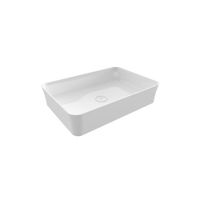 Bocchi Slim Line Dikdörtgen Lavabo 55x38 cm Parlak Beyaz