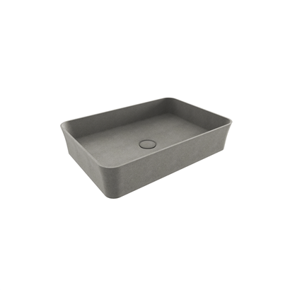Bocchi Slim Line Dikdörtgen Lavabo 55x38 cm Mat Beton