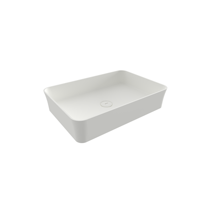 Bocchi Slim Line Dikdörtgen Lavabo 55x38 cm Mat Beyaz