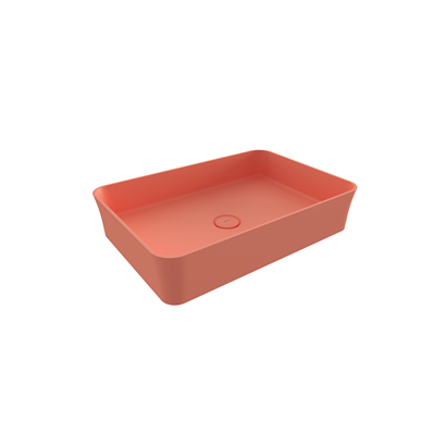 Bocchi Slim Line Dikdörtgen Lavabo 55x38 cm Mat Somon