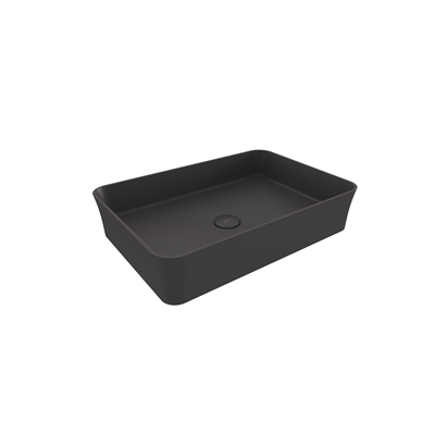 Bocchi Slim Line Dikdörtgen Lavabo 55x38 cm Mat Antrasit