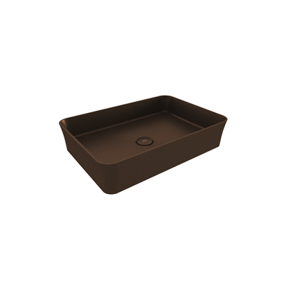 Bocchi Slim Line Dikdörtgen Lavabo 55x38 cm Mat Bronz