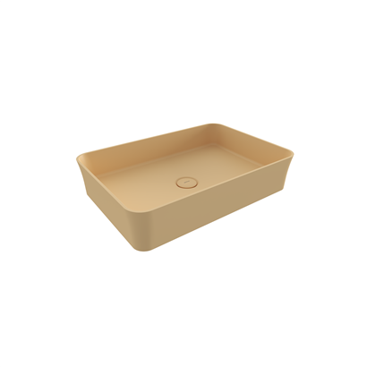 Bocchi Slim Line Dikdörtgen Lavabo 55x38 cm Mat Kaşmir