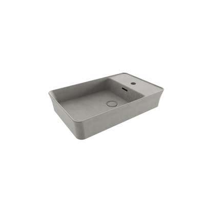 Bocchi Slim Line Dikdörtgen Lavabo 60x38 cm Mat Beton
