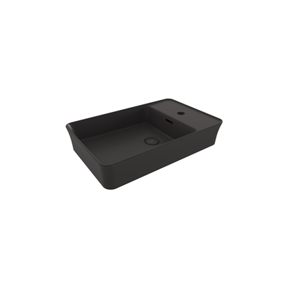 Bocchi Slim Line Dikdörtgen Lavabo 60x38 cm Mat Antrasit