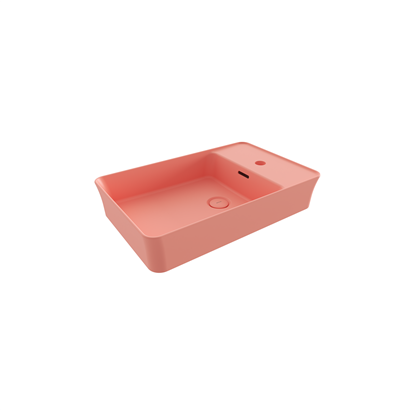 Bocchi Slim Line Dikdörtgen Lavabo 60x38 cm Mat Somon