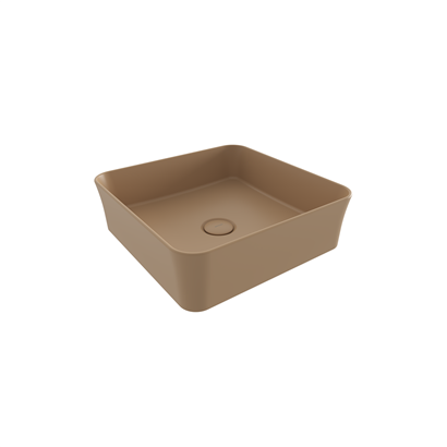 Bocchi Slim Line Kare Lavabo 38x38 cm Mat Kaşmir