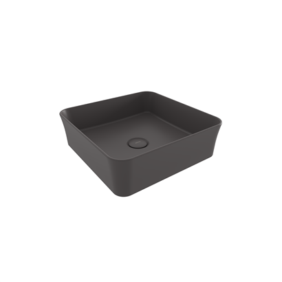 Bocchi Slim Line Kare Lavabo 38x38 cm Mat Antrasit