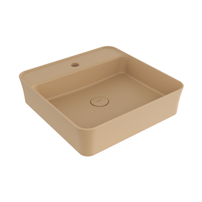 Bocchi Slim Line Kare Lavabo 45x45 cm Mat Kaşmir