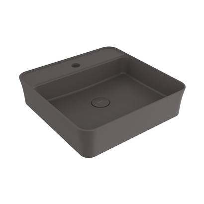 Bocchi Slim Line Kare Lavabo 45x45 cm Mat Antrasit