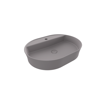 Bocchi Slim Line Oval 60x45 cm Mat Gri