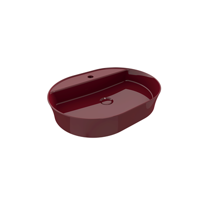 Bocchi Slim Line Oval 60x45 cm P.Burgonya Bordosu