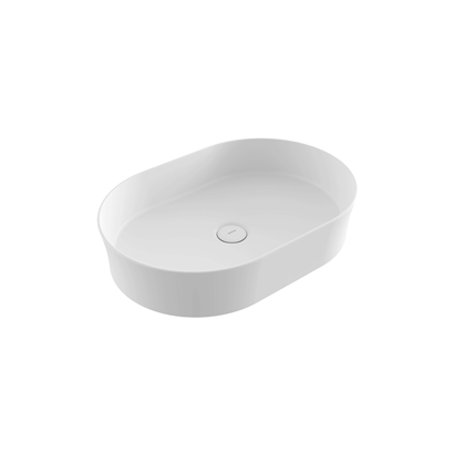Bocchi Slim Line Oval Lavabo 55x38 cm Mat Beyaz