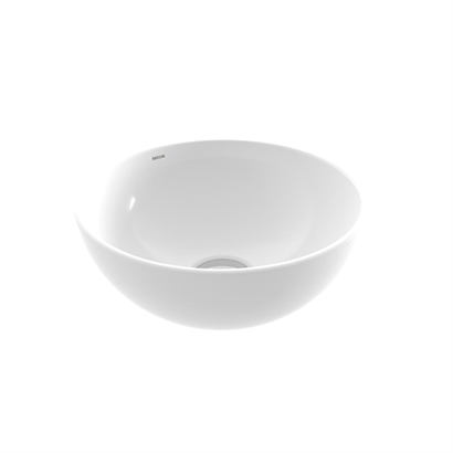 Bocchi Slim Lİne Vessel Yuvarlak Mini Lavabo 26 cm Parlak Beyaz