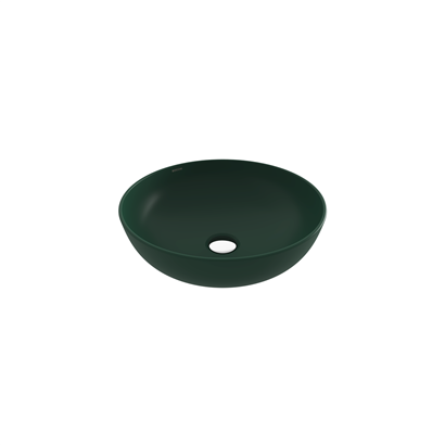 Bocchi Slim Line Yuvarlak Lavabo 38 cm Mat Yeşil