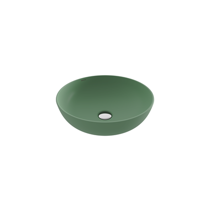 Bocchi Slim Line Yuvarlak Lavabo 38 cm Mat Mint Yeşil
