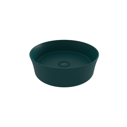Bocchi Slim Line Yuvarlak lavabo 38 cm Mat Petrol Mavisi