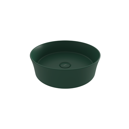 Bocchi Slim Line Yuvarlak lavabo 38 cm Mat Yeşil
