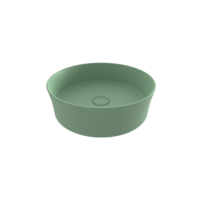 Bocchi Slim Line Yuvarlak lavabo 38 cm Mat Mint Yeşil