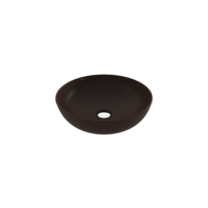 Bocchi Slim Line Yuvarlak Lavabo 38 cm Mat Kahve
