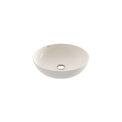 Bocchi Slim Line Yuvarlak Lavabo 38 cm Parlak Bisküvi