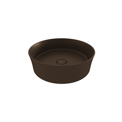 Bocchi Slim Line Yuvarlak lavabo 38 Mat Bronz