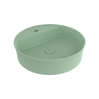 Bocchi Slim Line Yuvarlak Lavabo Mat Mint Yeşil