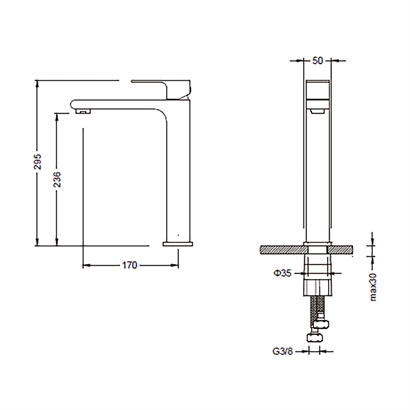 Bocchi Smart Çanak Lavabo Bataryası