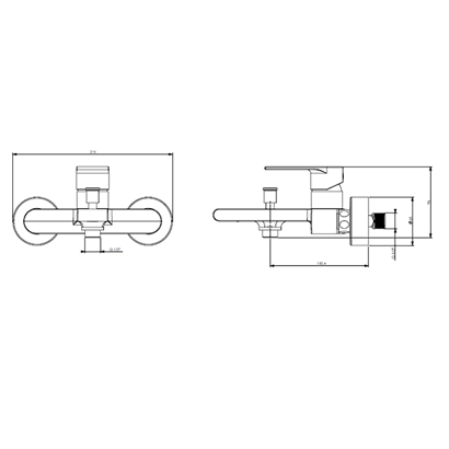 Bocchi Smart Mat Siyah Banyo Bataryası