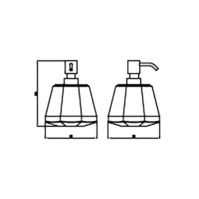 Bocchi Sorrento Sıvı Sabunluk T.Ü.Krom