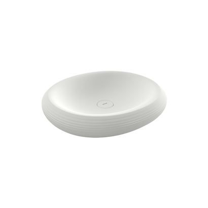 Bocchi Strata Tezgah Üstü Lavabo 49 cm Mat Beyaz