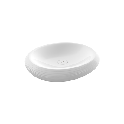 Bocchi Strata Tezgah Üstü Lavabo 49 cm Parlak Beyaz
