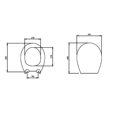 Bocchi Taormina Pro Soft Klozet Kapağı Parlak Beyaz