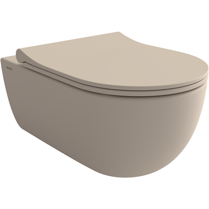 Bocchi V Tondo Rimless Asma Klozet Mat Yasemin (Klozet Kapağı Hariçtir) 