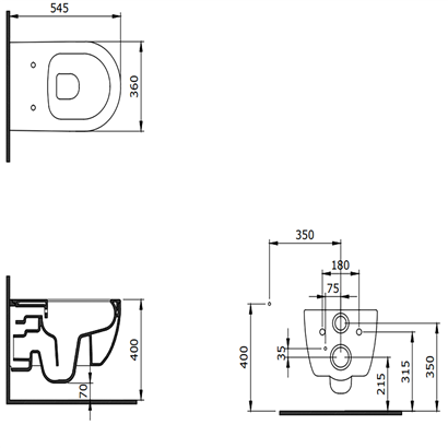 Bocchi V Tondo Rimless Asma Klozet Mat Kaşmir (Klozet Kapağı Hariçtir) 