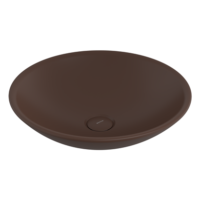 Bocchi Venezia 40 cm Çanak Lavabo Mat Kahve