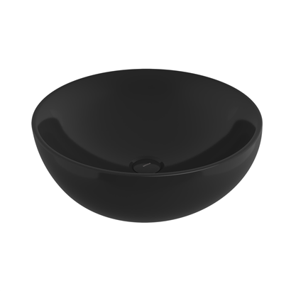 Bocchi Venezia 45 cm Çanak Lavabo Parlak Siyah