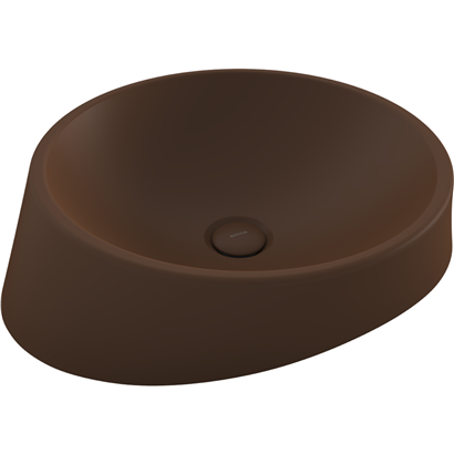 Bocchi Venezia 56 cm Çanak Lavabo Mat Kahve